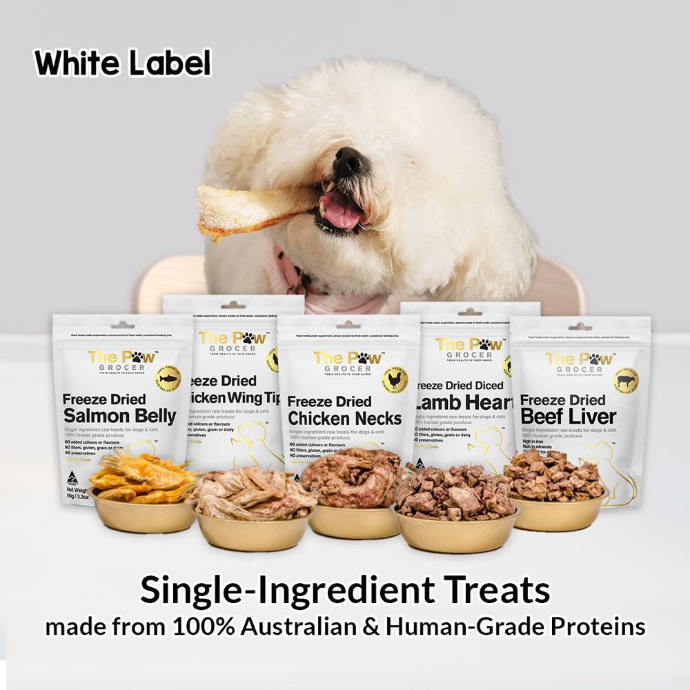 25% OFF: The Paw Grocer Chicken Wing Tips Freeze-Dried Treats For Cats & Dogs 90g