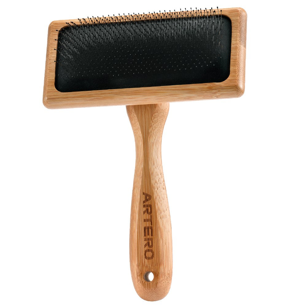 Artero Bamboo Slicker Protected Pin Brush 11mm