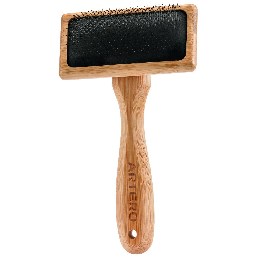 Artero Bamboo Slicker Protected Pin Brush 11mm
