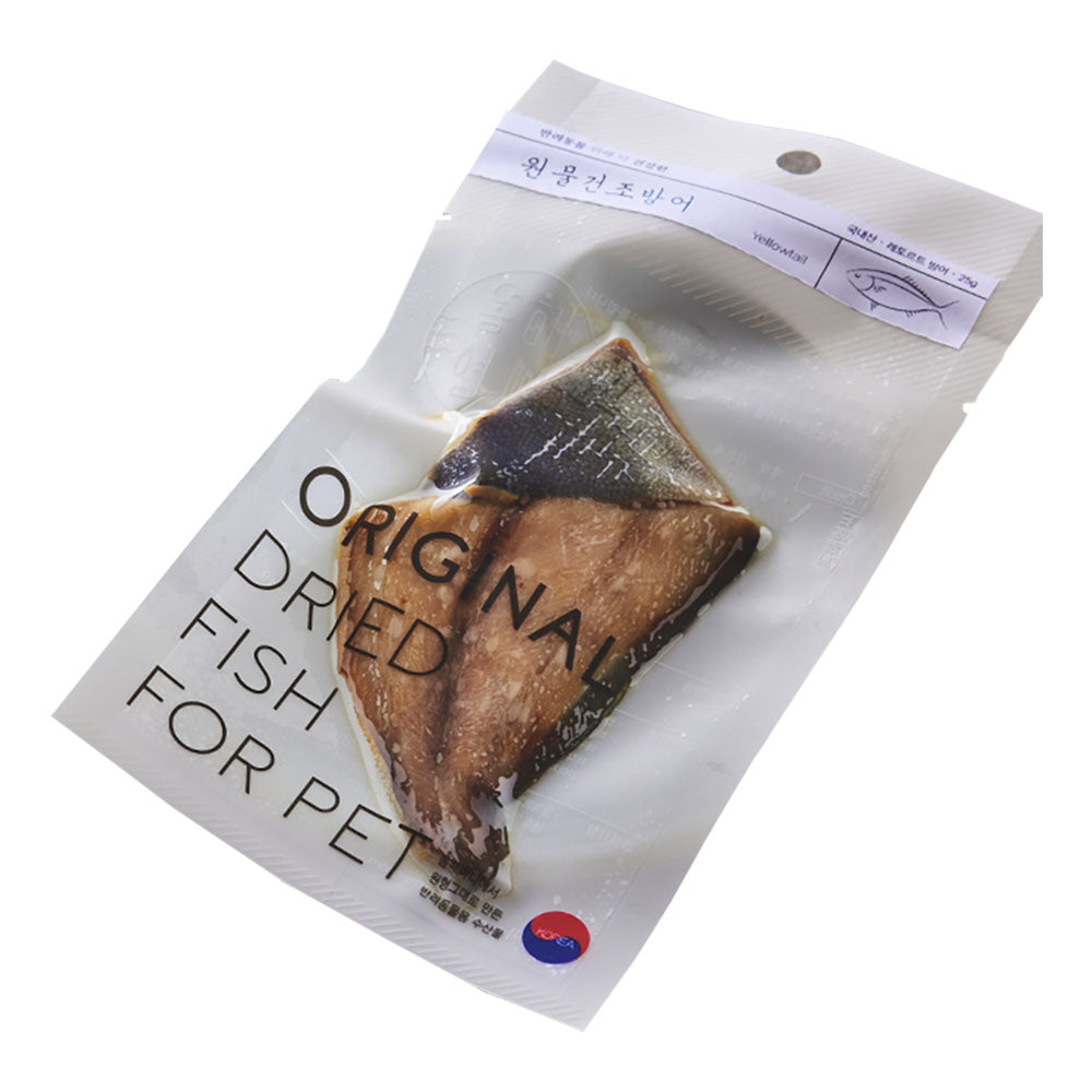 Eastsea Brother Yellowtail Grain-Free Half-Dried Treats For Cats & Dogs 25g (Exp 2Oct25)