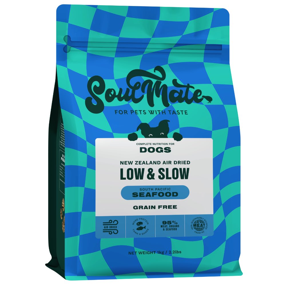 35% OFF: SoulMate Low & Slow New Zealand Seafood Grain Free Air Dried Dog Food
